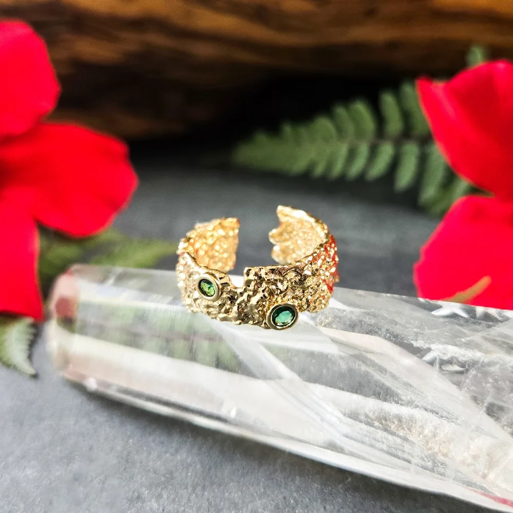 🦋LAST🦋 NWT Tramps+Thieves Vaer Ver 18k Gold Fill Ring